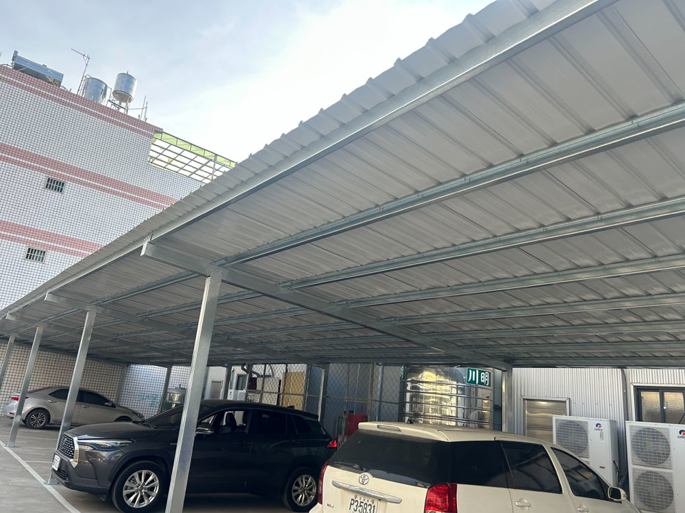 高雄停車棚鐵皮屋工程